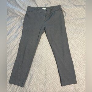 NY&CO Black & White Dressy Capri Pants